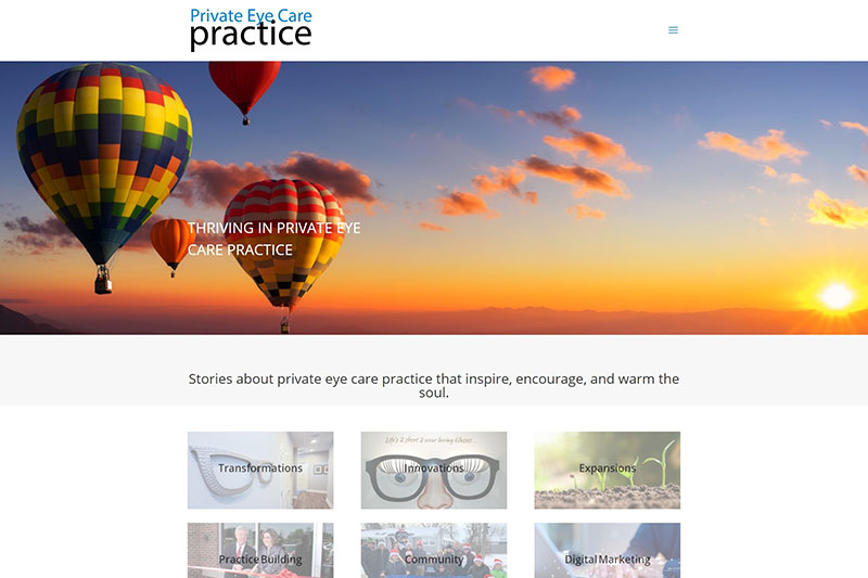 private eye care practice desktop large portfolio